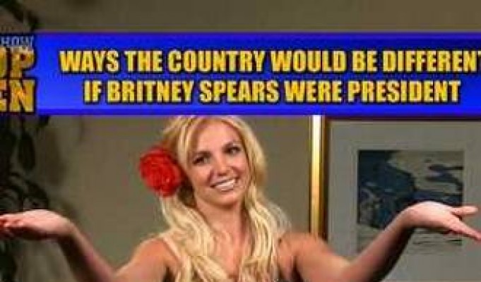 Britney Spears se postula para presidente de EU